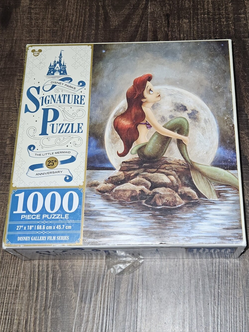 Disney Parks Signature Puzzle The Little Mermaid 25th Anniversary 1000 Piece